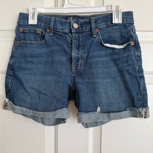 GAP Women's Dark Blue Jean Shorts